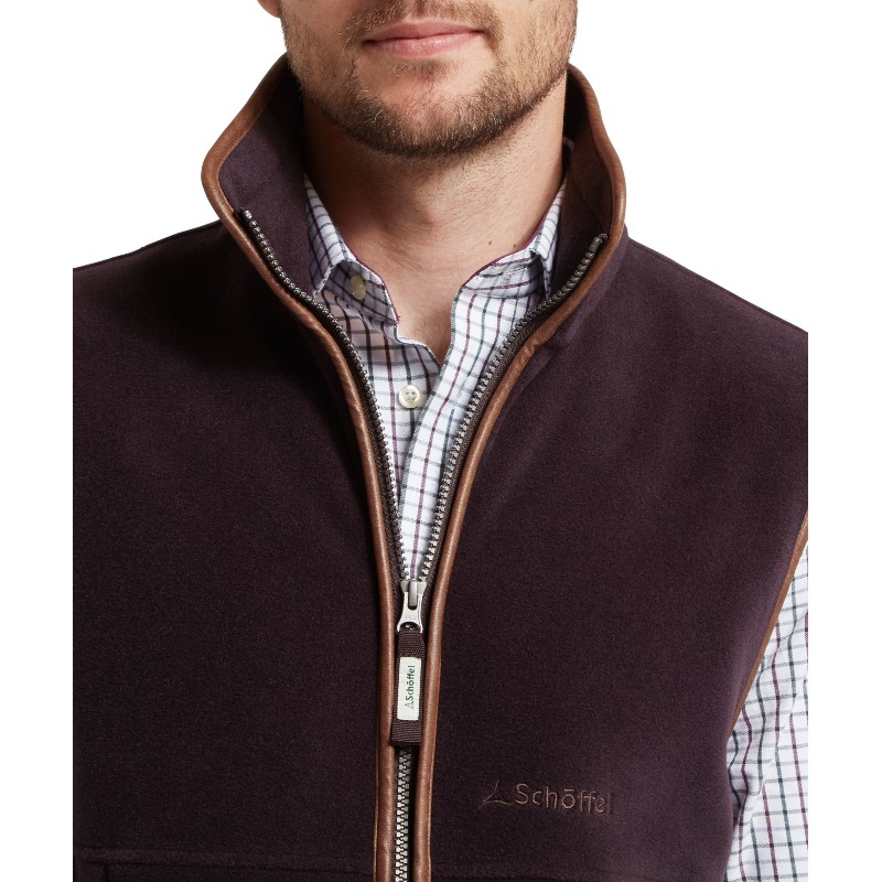 Oakham Fleece Gilet 1056 - Port