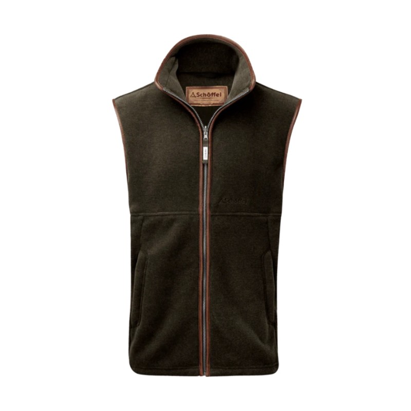 Oakham Fleece Gilet 1056 - Dark Olive