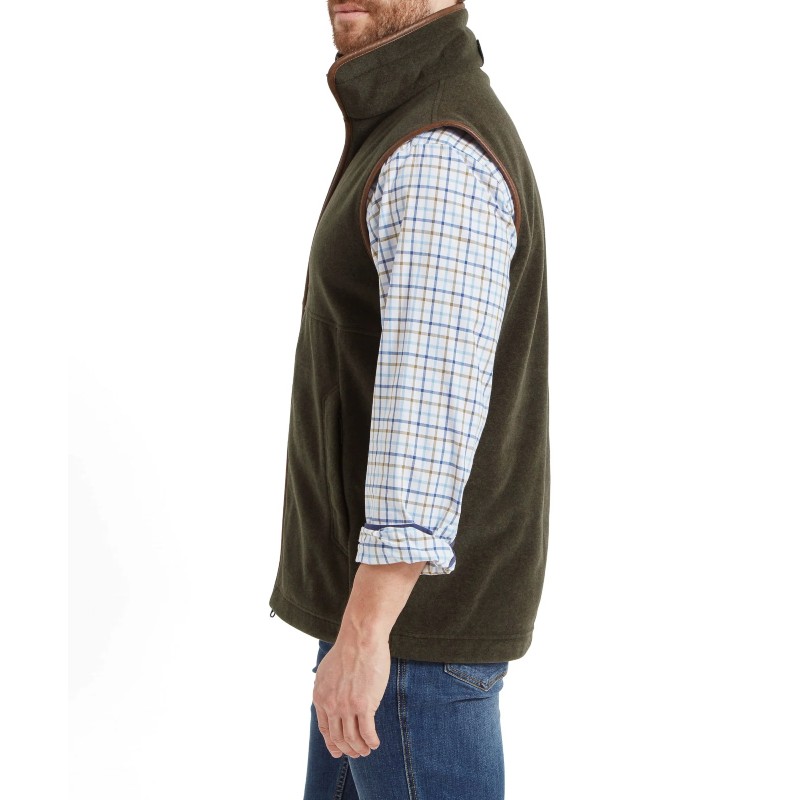 Oakham Fleece Gilet 1056 - Dark Olive