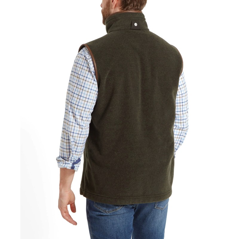 Oakham Fleece Gilet 1056 - Dark Olive
