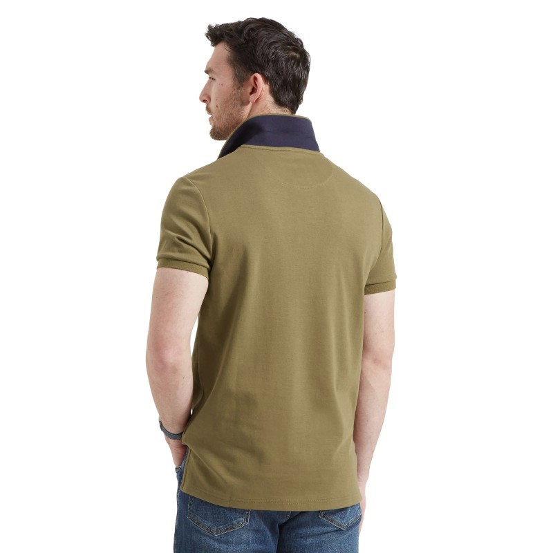 St Ives Jersey Polo Shirt 20-3111 - Dark Khaki Green