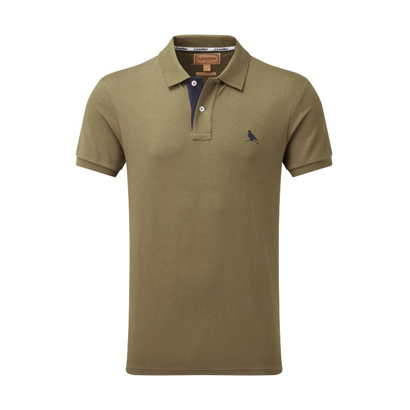 St Ives Jersey Polo Shirt 20-3111 - Dark Khaki Green