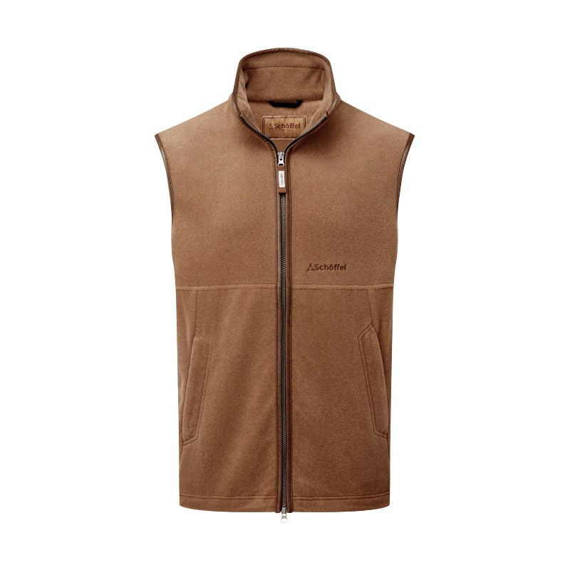 Oakham Fleece Gilet 1056 - Toffee