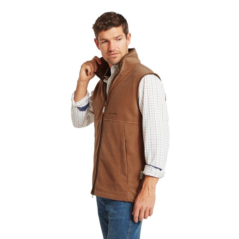 Oakham Fleece Gilet 1056 - Toffee