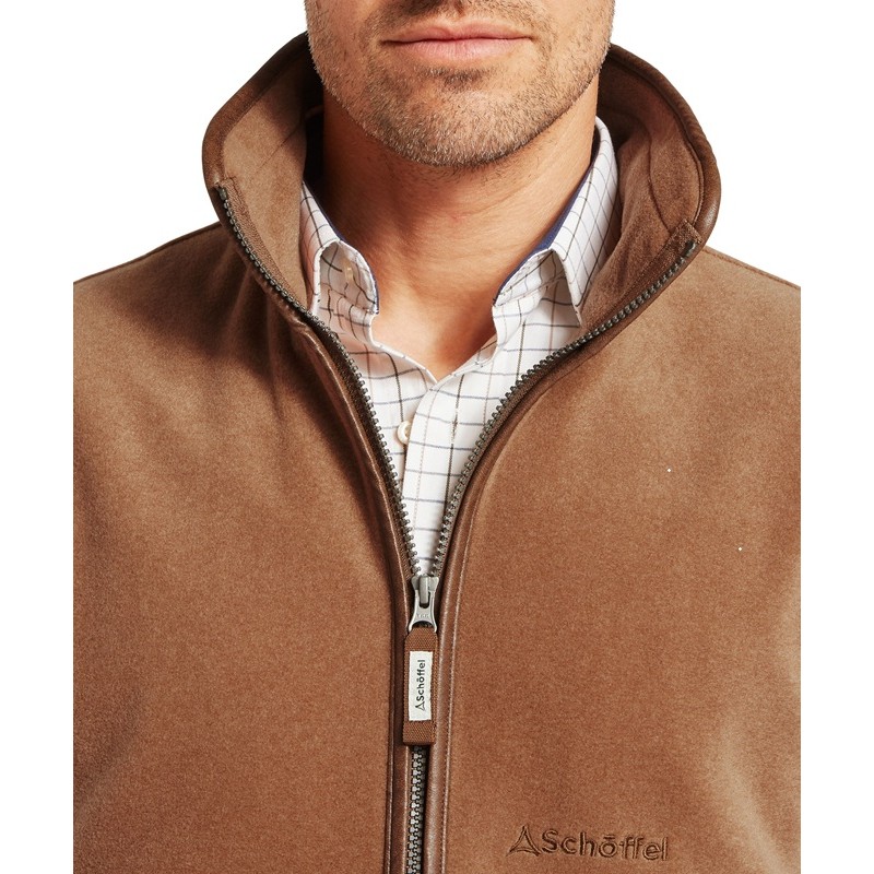 Oakham Fleece Gilet 1056 - Toffee
