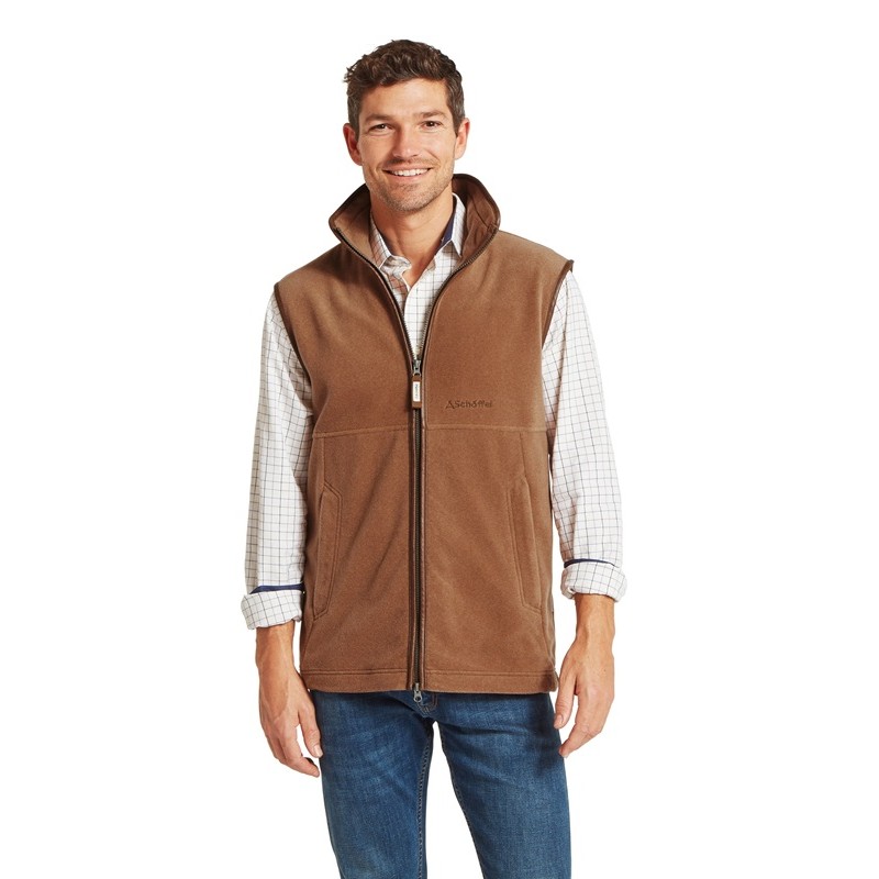 Oakham Fleece Gilet 1056 - Toffee