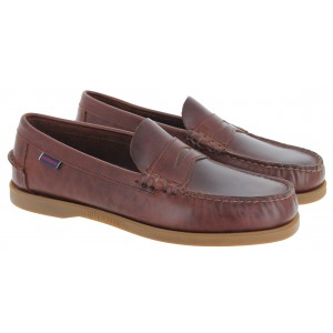 Sebago Dolphin Waxed 76114QW Loafers - Brown Gum Leather