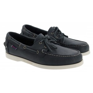 Sebago Dockside Portland 70015H0 Deck Shoes - Navy Leather
