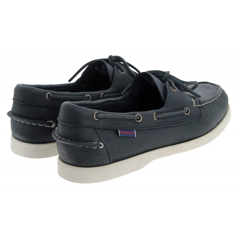 Dockside Portland 70015H0 Deck Shoes - Navy Leather