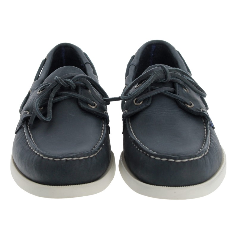 Dockside Portland 70015H0 Deck Shoes - Navy Leather