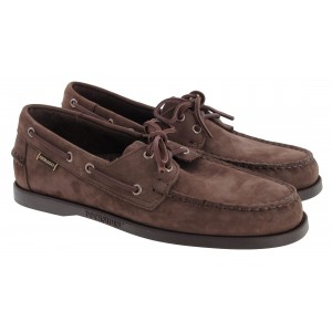 Sebago Docksides Portland 7000GA0 Boat Shoes - Chocolate nubuck