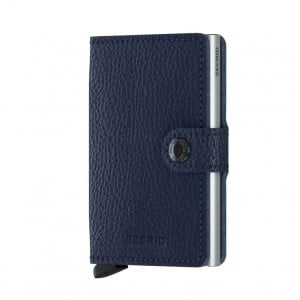 Secrid Mini Wallet Veg Blue - Navy Silver