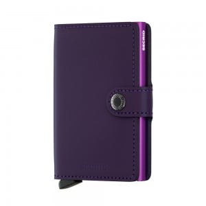 Secrid Mini Wallet Matte - Dark Purple Fuchsia