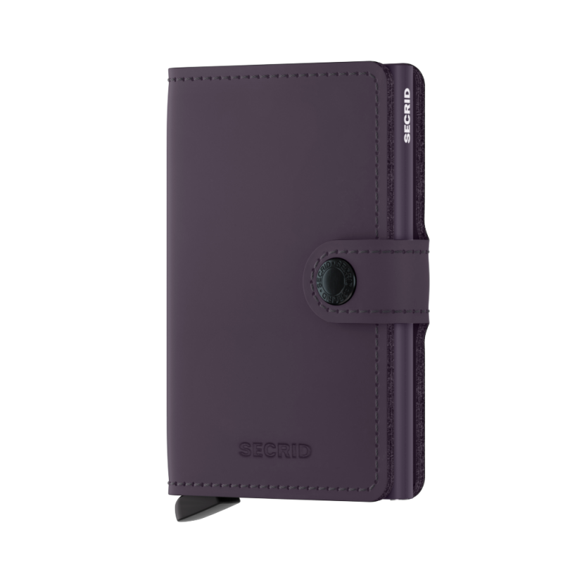 Mini Wallet Matte Dark Purple