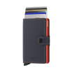 Mini Wallet Matte - Nightblue / Orange