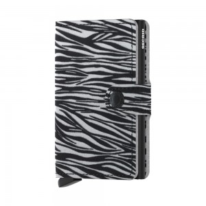 Secrid Mini Wallet Zebra - Light Grey 