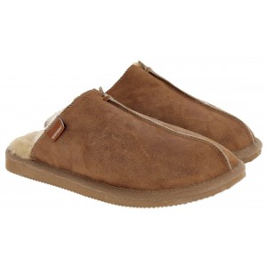 Sheperd of Sweden Hugo Mule Slippers - Antique/Cognac