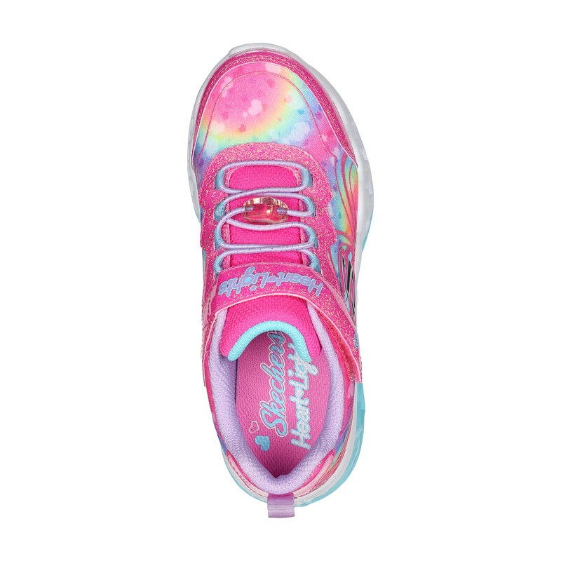 Groovy Swirl Light Up 303253L Trainers - Pink