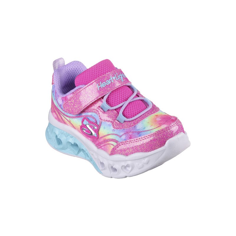 Groovy Swirl Light Up 303253N Trainers - Hot Pink / Lavender