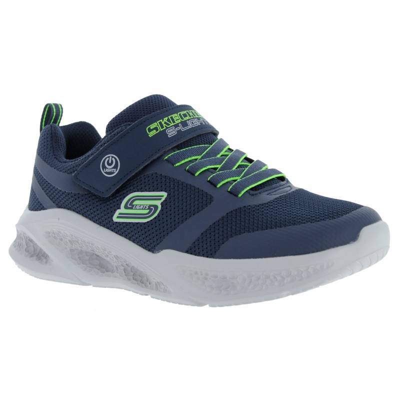 S-Lights Meteor-Lights 401675L Trainers - Navy / Lime