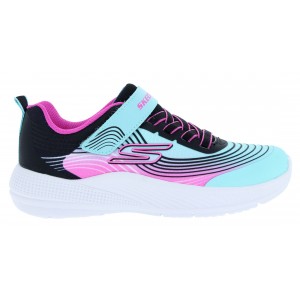 Skechers Microspec Advance 303575N Trainers - Aqua / Purple 