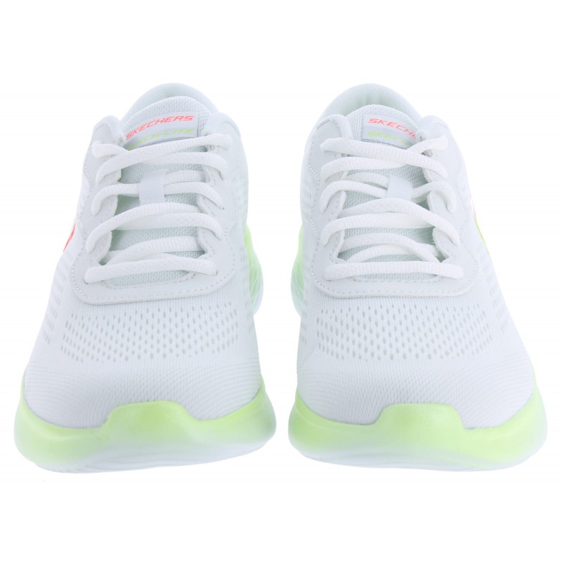 Skech-Lite Pro-Stunning Steps 150010 Trainers - White / Lime