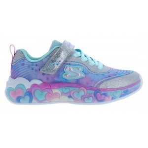 Skechers Eternal Heart Lights 302696L Trainers -  Silver / Multi 