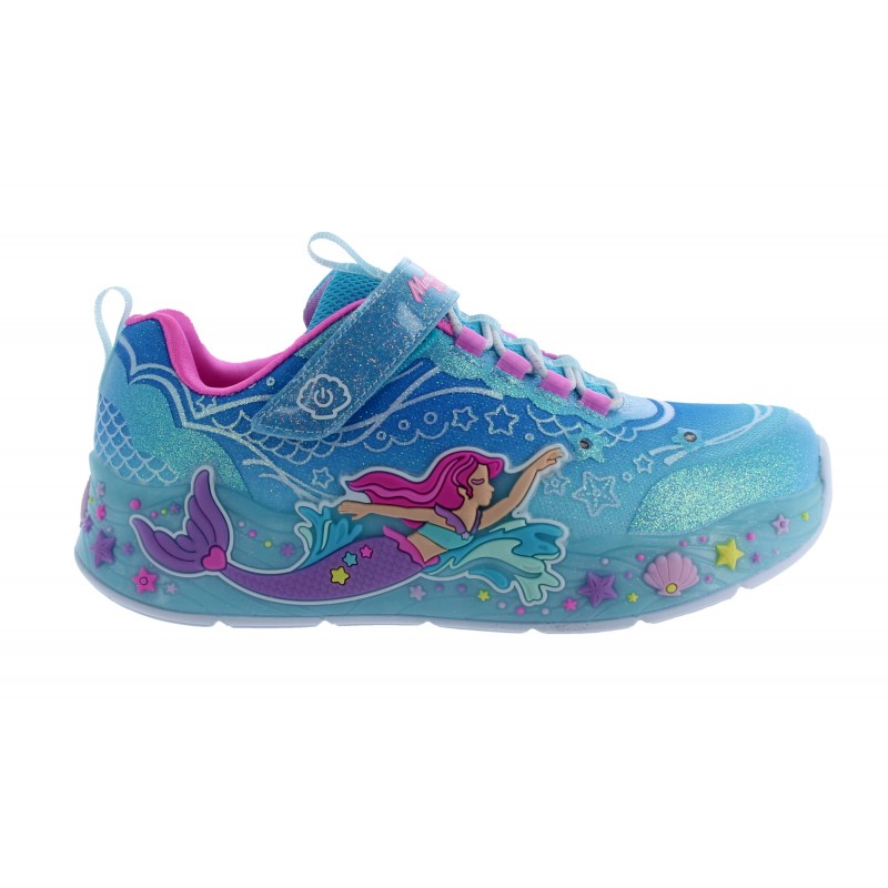 S Lights Mermaid Dreams 303060L Trainers -  Blue / Multi