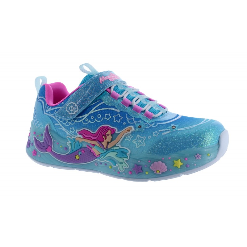 S Lights Mermaid Dreams 303060L Trainers -  Blue / Multi