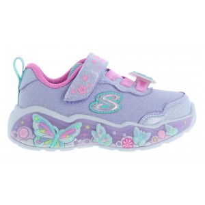 Skechers S Lights-lil Butterfly Bliss 303066N  Trainers - Lavender / Multi 