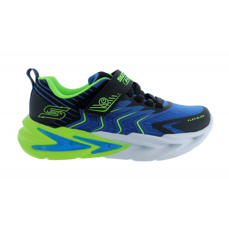 S Lights Flex-glow Ultra Prism Pacer 400141LC Trainers  - Black / Lime
