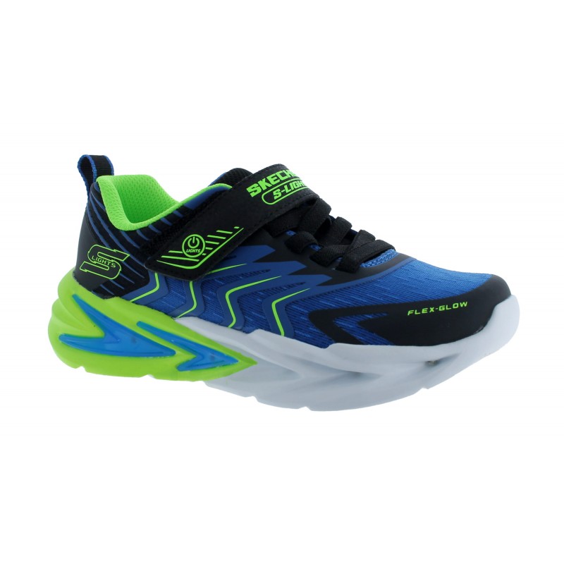S Lights Flex-glow Ultra Prism Pacer 400141LC Trainers  - Black / Lime