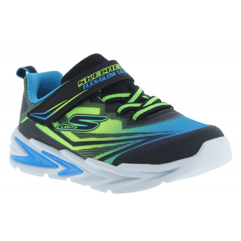 S Lights-Flex-Glow 400139N Trainers - Black / Lime S Lights-Flex-Glow 400139N Trainers - Black / Lime