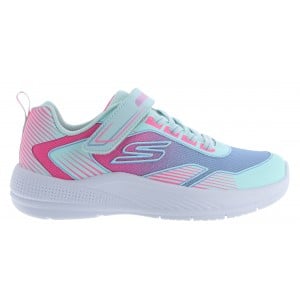 Skechers Microspec Advance 303657L Trainers - Aqua / Multi 