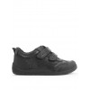 Hat-Trick School Shoes - Black Leather