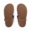 Coastal Closed Toe Sandals - Tan Leather
