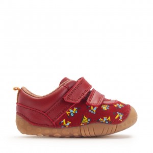 Start-Rite Little Smile Shoes - Red Leather