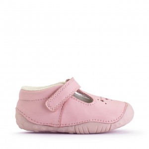 Start-Rite Tumble Pre-walkers in Sugar Pink Leather.
