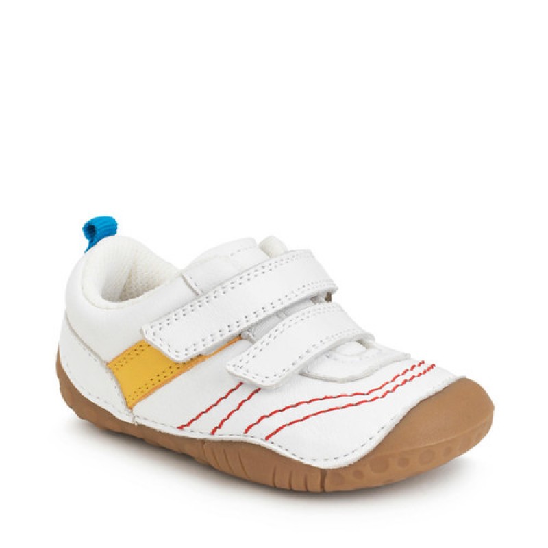 Little Smile Shoes - White Leather