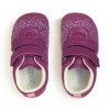 Little Smile Shoes - Berry Leather / Leopard