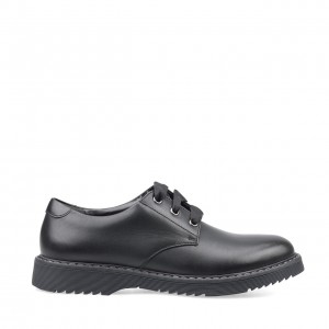 Start-Rite Startrite Impact School Shoes - Black Leather 