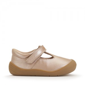 Start-Rite Floret Shoes - Taupe Pearlised Leather Start-Rite Floret Shoes - Taupe Pearlised Leather