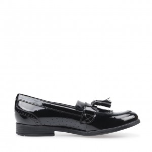 Start-Rite Sketch School Shoes - Black Patent F
