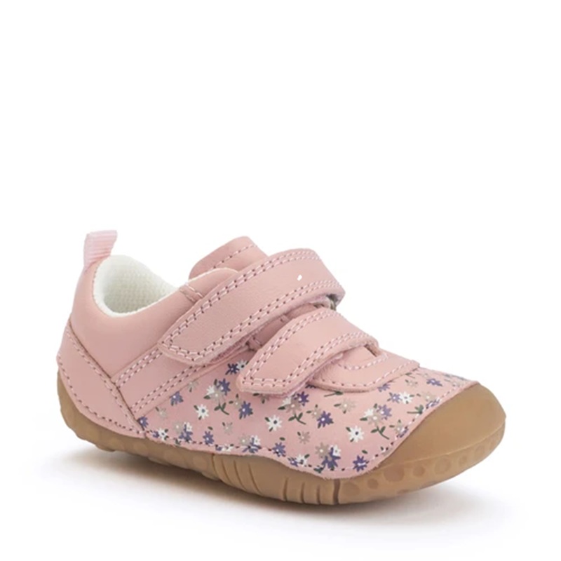 Little Smile Shoes - Pink Nubuck / Leather