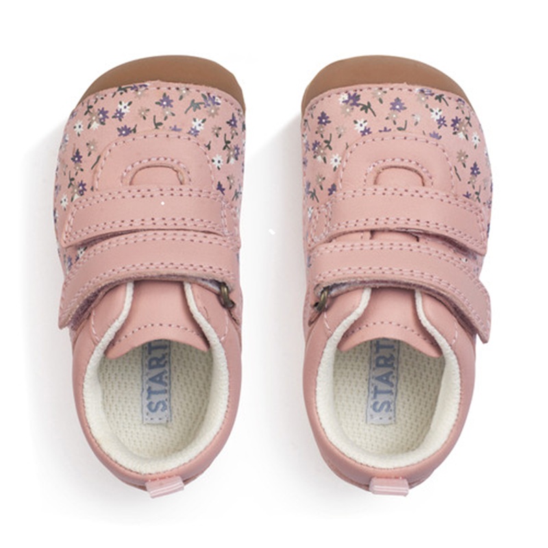 Little Smile Shoes - Pink Nubuck / Leather