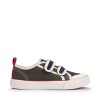 Tide Canvas Shoes - Khaki / Navy