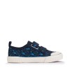 Tide Canvas Shoes - Navy Dino Print