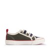 Tide Canvas Shoes - Khaki / Navy