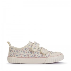 Start-Rite Tide Canvas Shoes - Posy Cream Start-Rite Tide Canvas Shoes - Posy Cream