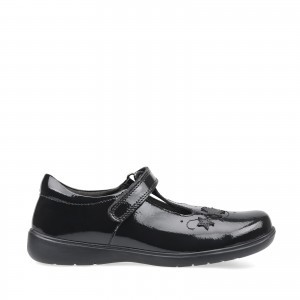 Start-Rite Star Jump School Shoes - Black Patent